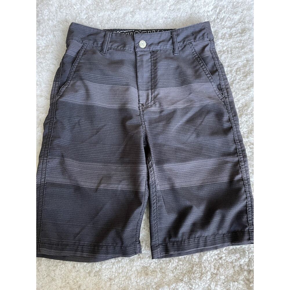 Distortion boys sz. S black checkered poly/spandex shorts. Great pair